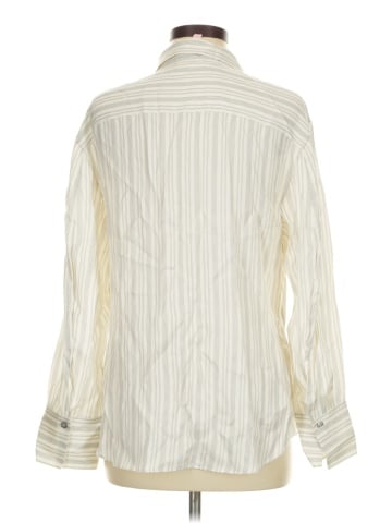 Vince. Long Sleeve Silk Top (view 2)