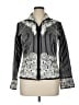 Samuel Dong Print Silver Jacket Size XL - photo 1