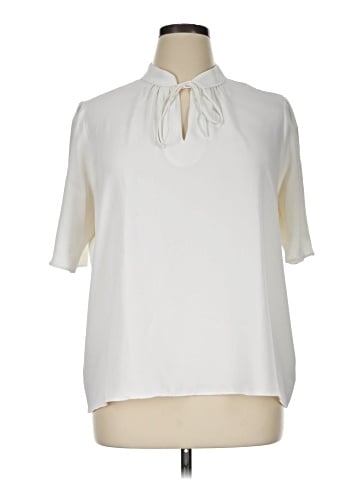 Ann Taylor Short Sleeve Blouse (view 1)