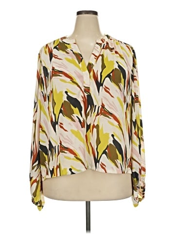 Worthington Long Sleeve Blouse (view 1)