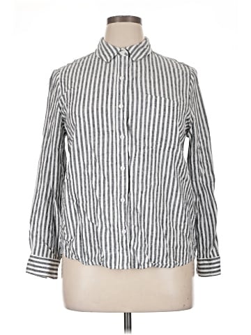 Style&Co Long Sleeve Button-Down Shirt (view 1)