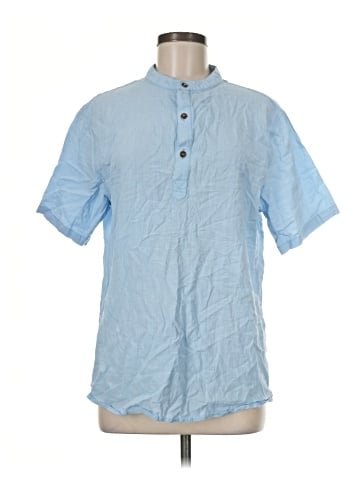 Unbranded Short Sleeve Button-Down Shirt (view 1)