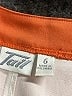 Tail 100% Polyester Solid Orange Skort Size 6 - photo 3