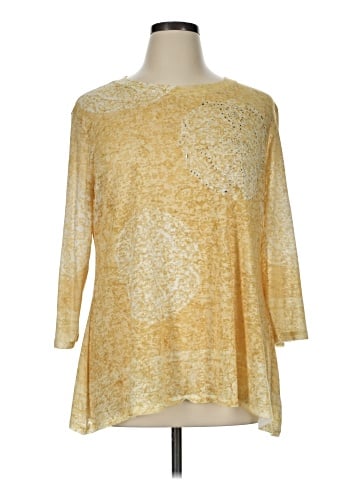 New Directions 3/4 Sleeve Top (view 1)