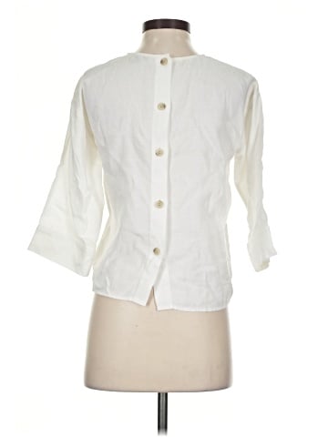 Ann Taylor Factory 3/4 Sleeve T-Shirt (view 2)