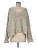 Pol Tweed Silver Pullover Sweater Size M - photo 1