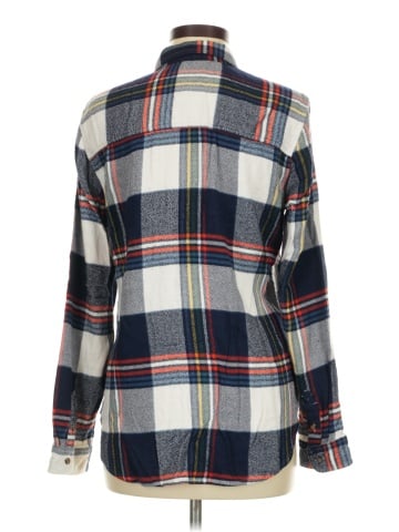 American Eagle Outfitters Long Sleeve Button-Down Shirt (view 2)
