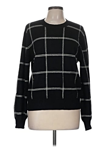 Aqua Cashmere Pullover Sweater (view 1)