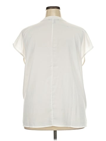 ELOQUII Short Sleeve Blouse (view 2)