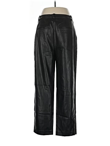 Madewell Madewell x Aimee Song Slim Tapered Pants in Faux Leather (view 2)