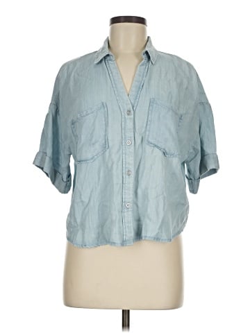 Velvet Heart 3/4 Sleeve Button-Down Shirt (view 1)