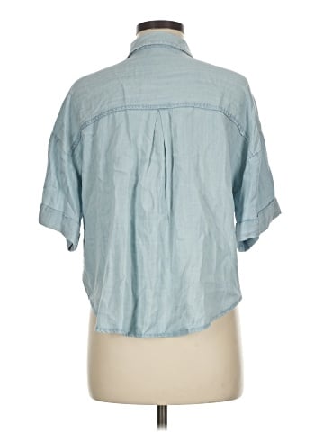 Velvet Heart 3/4 Sleeve Button-Down Shirt (view 2)