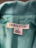 Pendleton 100% Virgin Wool Teal Wool Blazer Size 14 - photo 6