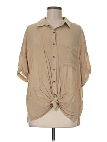 Splendid 3/4 Sleeve Button-Down Shirt (view 1)