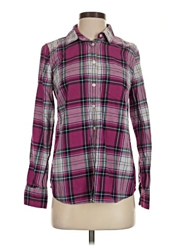 J.Crew Factory Store Long Sleeve Button-Down Shirt (view 1)