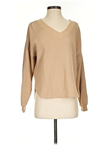 Madewell Waffle Knit V-Neck Long-Sleeve Sweater (view 1)