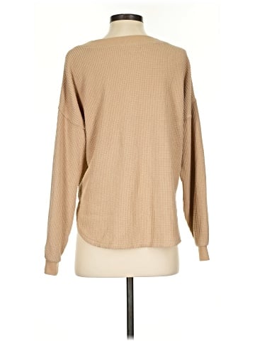 Madewell Waffle Knit V-Neck Long-Sleeve Sweater (view 2)