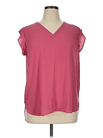 Ann Taylor LOFT Short Sleeve Blouse (view 1)