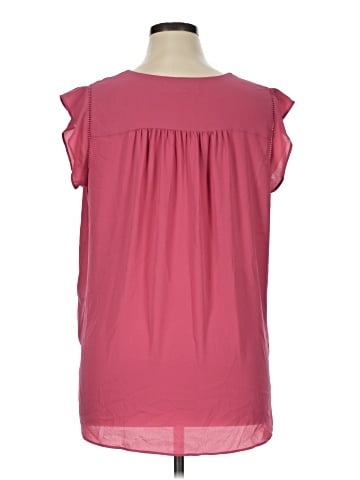 Ann Taylor LOFT Short Sleeve Blouse (view 2)