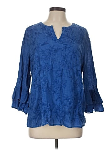 Chico's 3/4 Sleeve Blouse (view 1)