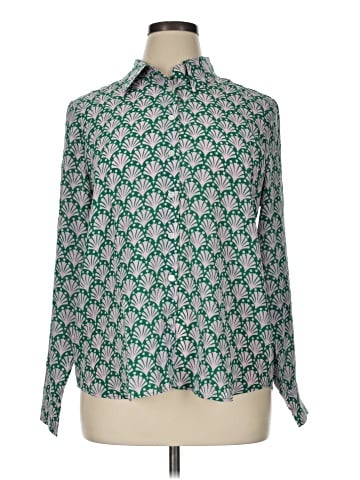 Boden Long Sleeve Silk Top (view 1)