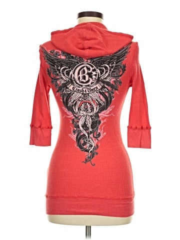 Crash & Burn Zip Up Hoodie (view 2)