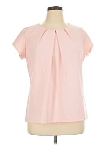 Liz Claiborne Short Sleeve Blouse (view 1)