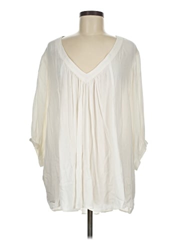 Free People 3/4 Sleeve Blouse (view 1)
