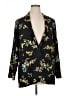Anthony Richards 100% Polyester Floral Black Blazer Size 14 - photo 1