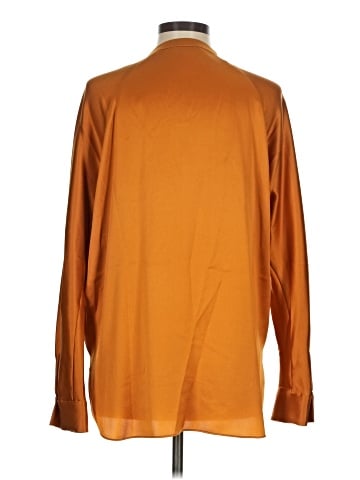 Vince. Long Sleeve Silk Top (view 2)