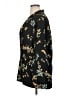 Anthony Richards 100% Polyester Floral Black Blazer Size 14 - photo 5