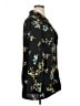 Anthony Richards 100% Polyester Floral Black Blazer Size 14 - photo 4