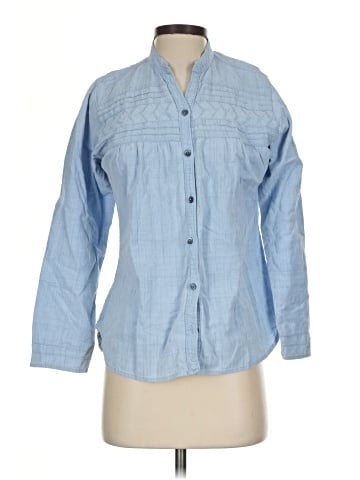 Woolrich 3/4 Sleeve Button-Down Shirt (view 1)