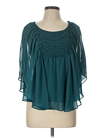 LC Lauren Conrad Short Sleeve Blouse (view 1)