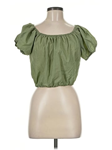 WAYF Short Sleeve Blouse (view 1)