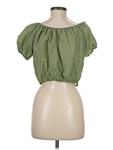 WAYF Short Sleeve Blouse (view 2)