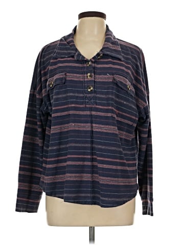 Natural Reflections Long Sleeve Button-Down Shirt (view 1)
