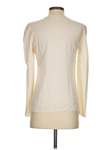 Elie Tahari Long Sleeve Silk Top (view 2)