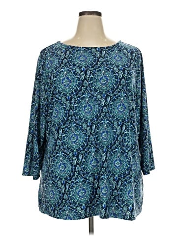 Croft & Barrow 3/4 Sleeve Blouse (view 1)