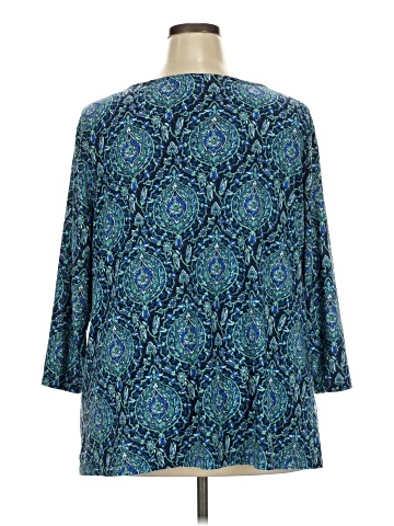Croft & Barrow 3/4 Sleeve Blouse (view 2)