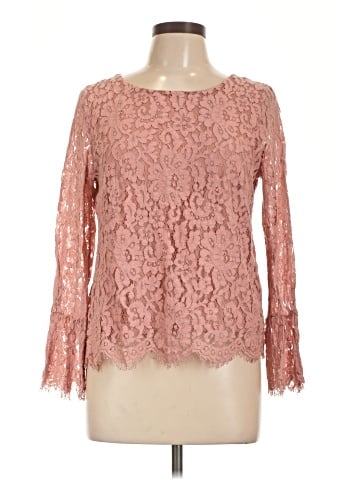 Rose + Olive Long Sleeve Blouse (view 1)