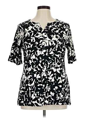 Croft & Barrow Short Sleeve Blouse (view 1)