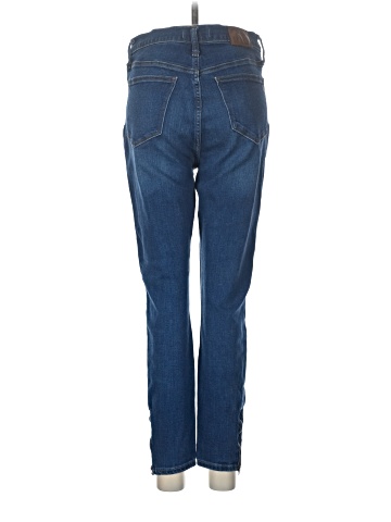 Madewell 10" High-Rise Roadtripper Jeans in Belreeve Wash: Ankle-Zip Edition (view 2)