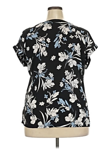 Worthington Short Sleeve Blouse (view 2)