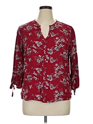 Fun2Fun 3/4 Sleeve Blouse (view 1)
