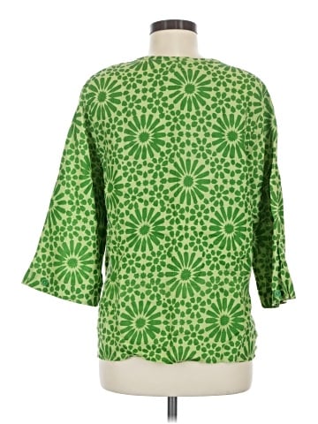 Flax 3/4 Sleeve Blouse (view 2)