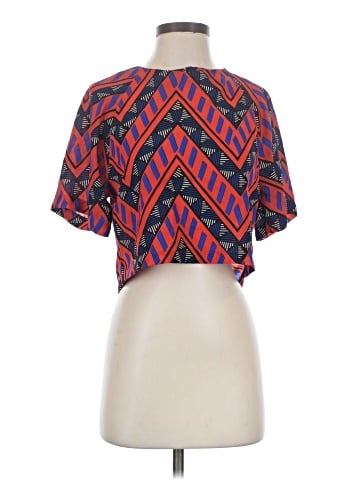 Fun & Flirt Short Sleeve Blouse (view 2)