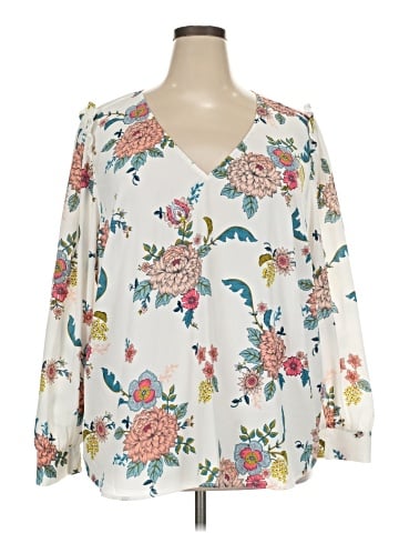 Ann Taylor LOFT Long Sleeve Blouse (view 1)