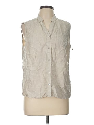 Cherokee Sleeveless Button-Down Shirt (view 1)
