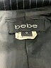 Bebe 100% Wool Stripes Black Wool Blazer Size 0 - photo 6